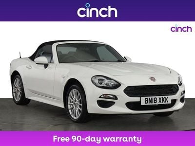 White Used 2018 Fiat 124 Spider Classica Cabriolet | £10,999 (Fair price)