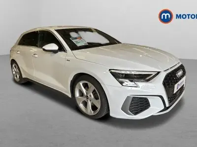 Used Audi A3 Sportback S-Line 110 HP (80 kW) 2023 White Hatchback
