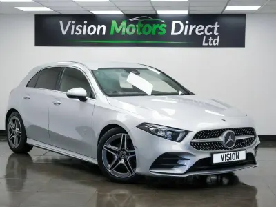 Used Mercedes A200 AMG line 163 HP (119 kW) 2020 Silver Hatchback