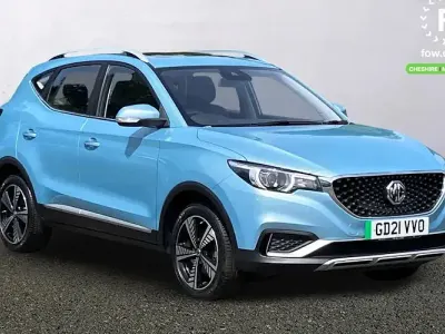 Used MG ZS Exclusive 105 kW (143 HP) 2021 Blue SUV