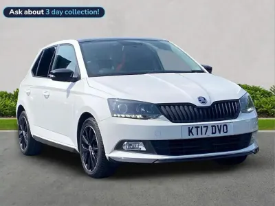 Used Skoda Fabia Monte Carlo 110 HP (80 kW) 2017 White Hatchback