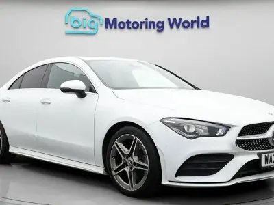 Used Mercedes CLA180 AMG line 136 HP (100 kW) 2022 White Sedan