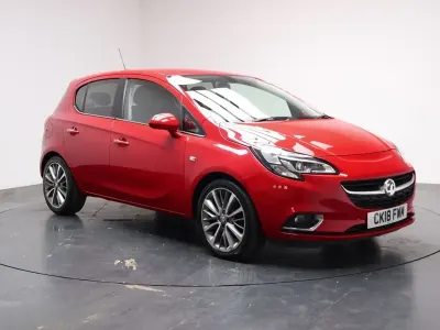 Usado Vauxhall Corsa Elite 90 HP (66 kW) 2018 Vermelho Citadino