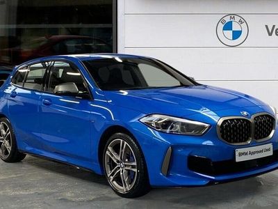 Used BMW M135 Comfort Edition 306 HP (225 kW) 2021 Blue Hatchback