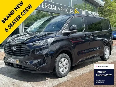 New Ford Transit Custom Limited 136 HP (100 kW) 2026 Agate black (metallic colour) Van