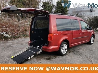 used VW Caddy Maxi 5 Seat Euro 6 Wheelchair Accessible Disabled Access Ramp Car