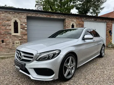 Used Mercedes C220 AMG line 2014 Silver Sedan