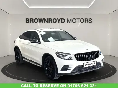 Used Mercedes GLC220 AMG line 170 HP (125 kW) 2018 White SUV