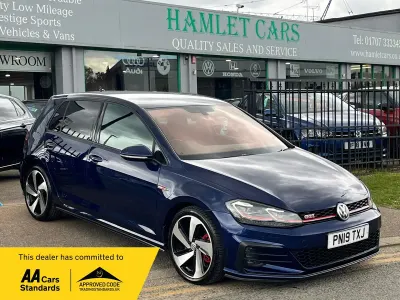 Second-hand VW Golf VII GTI 245 CP (180 kW) 2019 Albastru Hatchback