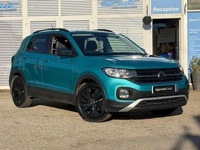 Used VW T-Cross SE 110 HP (80 kW) 2021 Turquoise SUV