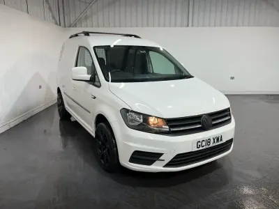 Used VW Caddy Trendline 102 HP (75 kW) 2018 White MPV
