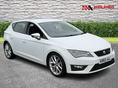 Usado Seat Leon FR 184 HP (135 kW) 2015 Branco Citadino