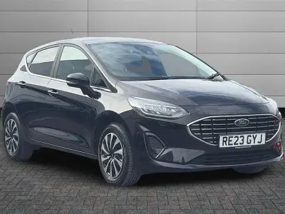 Used Ford Fiesta Titanium 125 HP (91 kW) 2023 Black Hatchback