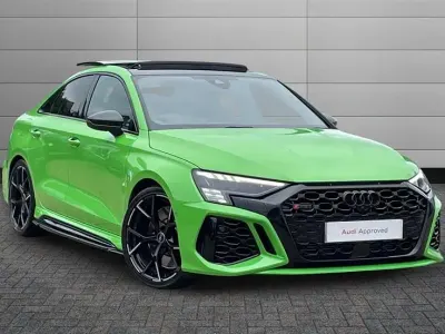 Used Audi RS3 Comfort 400 HP (294 kW) 2023 Kyalami green Sedan