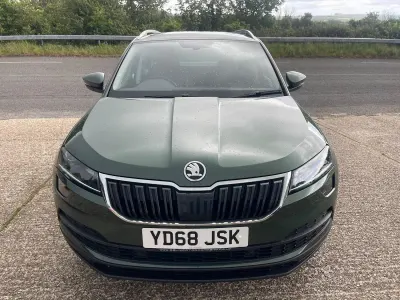 Used Skoda Karoq SE L 150 HP (110 kW) 2019 Green SUV