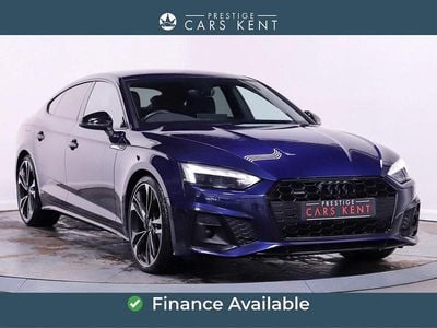 Used Audi A5 Sportback Black Edition 190 HP (139 kW) 2022 Blue Hatchback
