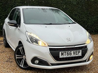 White Used 2016 Peugeot 208 GT-line Hatchback | £8,497 (Fair price)
