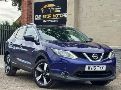 Used Nissan Qashqai N-Connecta 110 HP (80 kW) 2016 Blue SUV