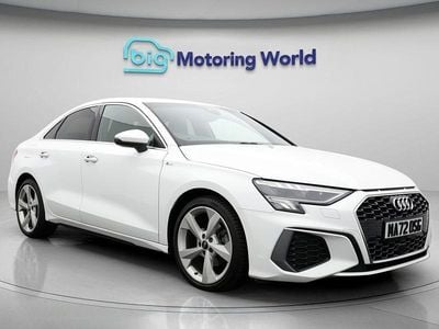 White Used 2022 Audi A3 S-Line Sedan | £17,500 (Fair price)