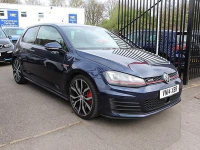 Used VW Golf VII GTI 230 HP (169 kW) 2014 Blue Hatchback