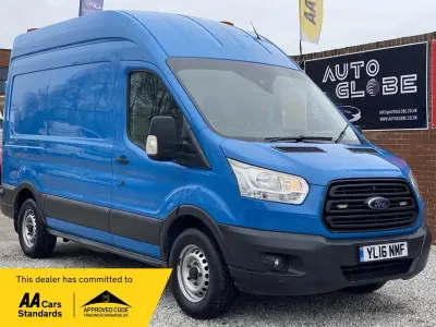 Used Ford Transit 155 HP (114 kW) 2016 Blue Van