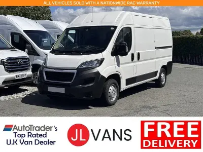 Used Peugeot Boxer 130 HP (95 kW) 2019 White Van