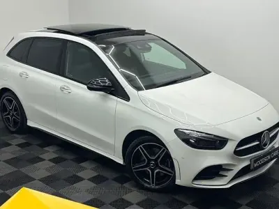 Used Mercedes B250e AMG line 218 HP (160 kW) 2022 White Hatchback