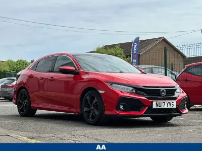 Used Honda Civic EX 129 HP (94 kW) 2017 Red Hatchback