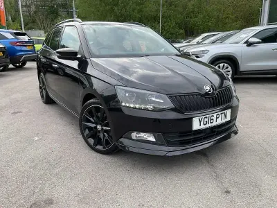 Usado Skoda Fabia Monte Carlo 81 HP (59 kW) 2016 Preto Carrinha