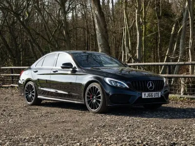 Used Mercedes C250 AMG Line Premium Plus 204 HP (150 kW) 2016 Black Sedan