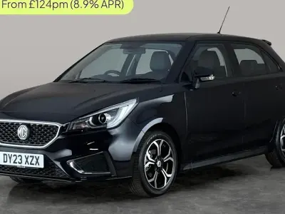 Used MG MG3 Exclusive 106 HP (77 kW) 2023 Black Hatchback