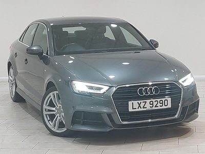 Used Audi A3 S-Line 150 HP (110 kW) 2018 Grey Sedan