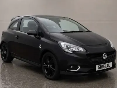 Used Vauxhall Corsa Edition 70 HP (51 kW) 2015 Black Hatchback