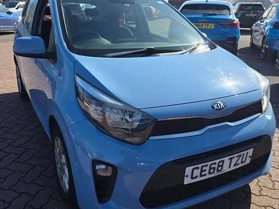Used Kia Picanto 66 HP (48 kW) 2018 Blue Hatchback