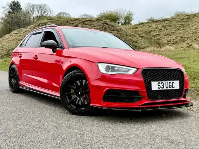 Begagnad Audi S3 Sportback Performance 300 HK (220 kW) 2014 Röd Halvkombi