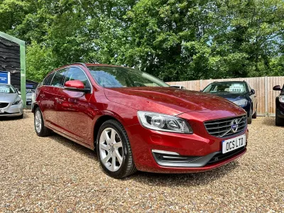 Used Volvo V60 SE 163 HP (119 kW) 2013 Red Estate