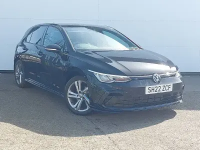 Used VW Golf VIII R-line 150 HP (110 kW) 2022 Black Hatchback