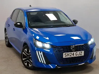 Used Peugeot 208 Allure 101 HP (74 kW) 2024 Blue Hatchback