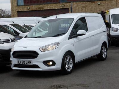 used Ford Transit Courier 1.5TDCI LIMITED 100 IN WHITE WITH AIR CONDITIONING,SENSORS,ALLOYS AND MORE