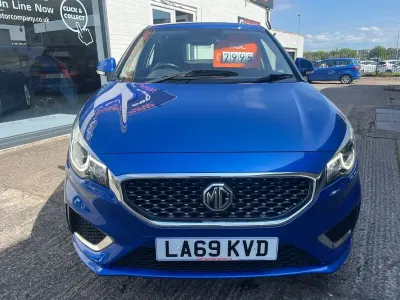 Usado MG MG3 Exclusive 2019 Azul Citadino