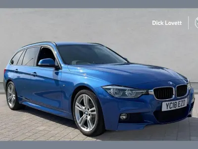 Used BMW 320 M Sport 188 HP (138 kW) 2018 Blue Estate