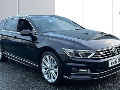 Black Used 2016 VW Passat R-line Estate | £15,918 (Expensive)