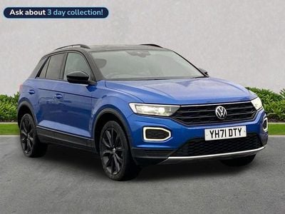 Blue Used 2021 VW T-Roc Black Edition SUV | £14,499 (Good price)