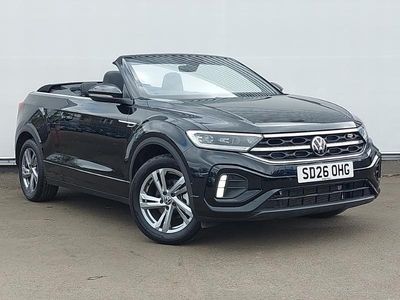 New VW T-Roc Cabriolet R-line 150 HP (110 kW) 2026 Black Cabriolet