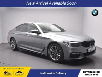 Used BMW 530e M Sport 252 HP (185 kW) 2017 Blue Sedan