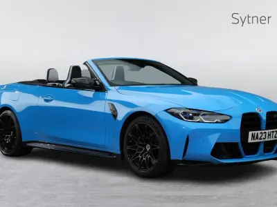 Used BMW M4 Competition Edition 503 HP (369 kW) 2023 Blue Cabriolet