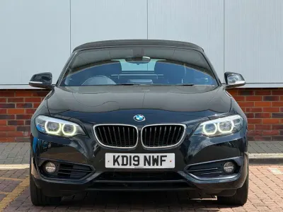 Used BMW 218 Sport Line 2019 Black Cabriolet