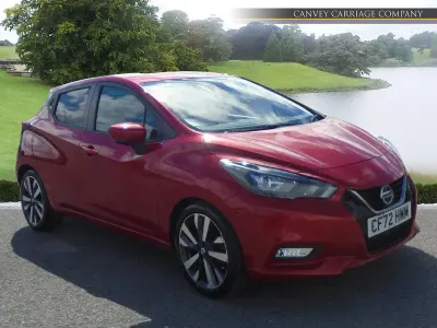 Used Nissan Micra Tekna 92 HP (67 kW) 2022 Red Hatchback