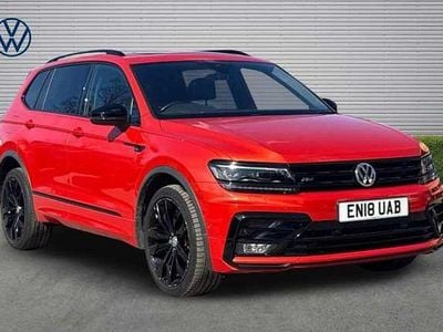 Used VW Tiguan Allspace R-line 150 HP (110 kW) 2018 Orange SUV