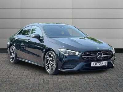 Begagnad Mercedes CLA180 AMG Line Premium 136 HK (100 kW) 2023 Svart Sedan